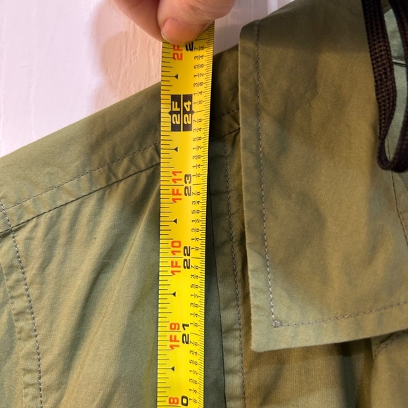 Kate Spade Saturday Button Front Top 100% Cotton Blouse Olive Green Women Sz L - Picture 6 of 9